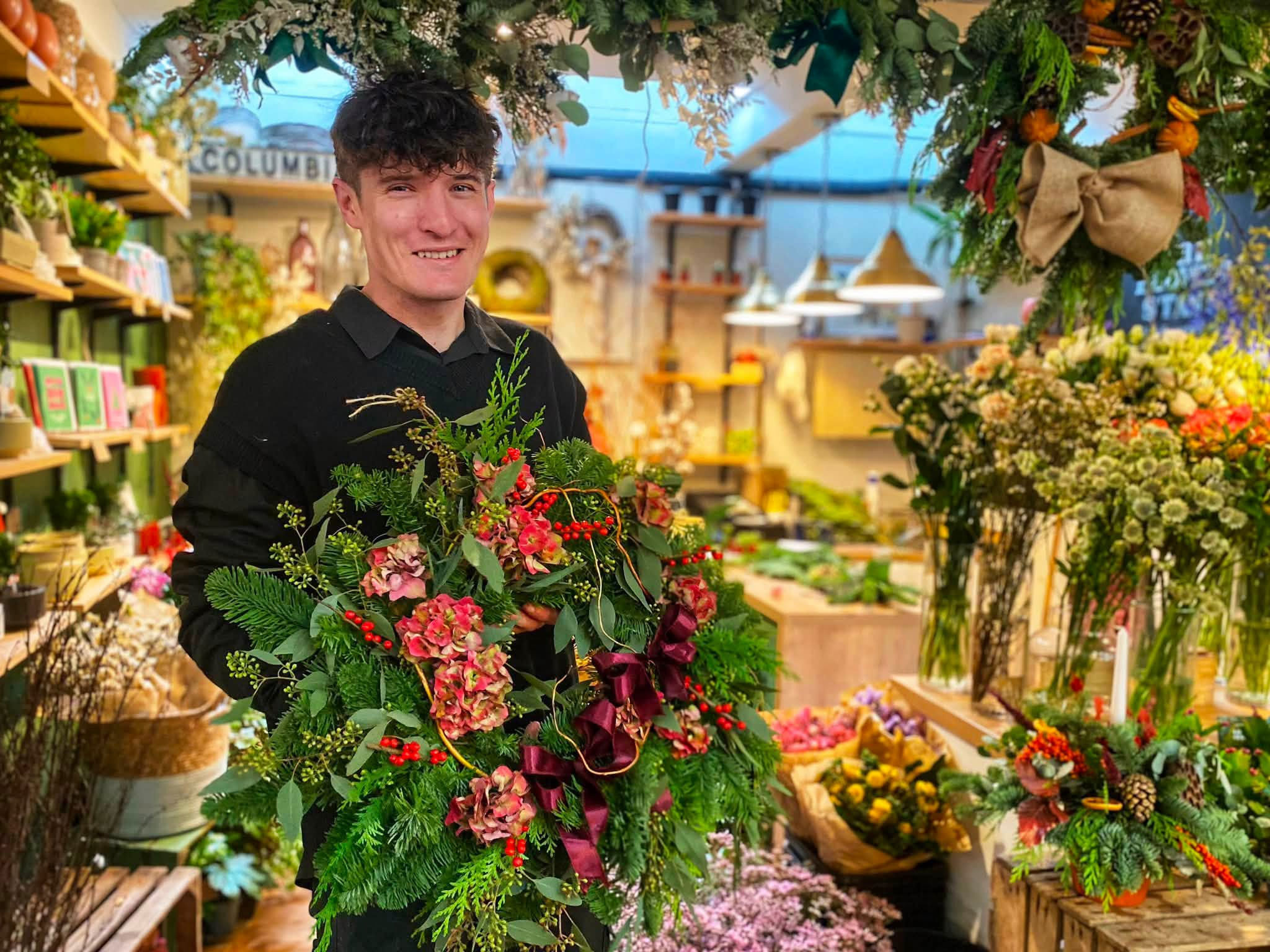 Flower Stand Home Banner